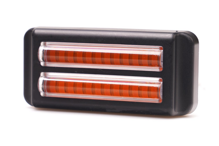Varningslampa WAŚ 2469 W284 LED blinkande lampa orange MASTER/SLAVE