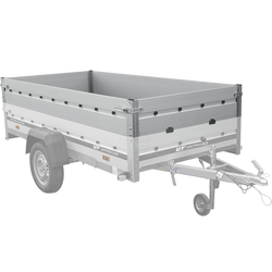BIS aluminiumsidor för UNITRAILER GARDEN 264 KIPP ALU och 264/2 KIPP ALU släpvagnar