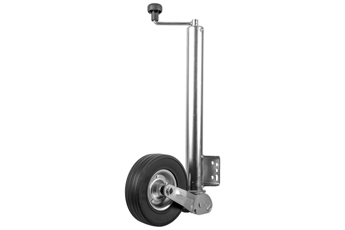 WINTERHOFF VK 60-BLH-255 SB automatiskt stödhjul med handtag 500kg 60mm 670-905mm