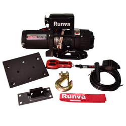 Elektrisk vinsch för släpvagn RUNVA EWP3500A 12V 1588kg med 12,8m lina