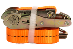 UNITRAILER 5m/25mm/1t orange transportband med spännare