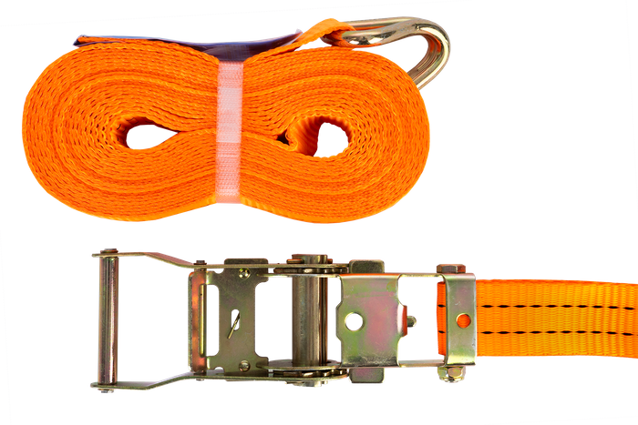 UNITRAILER 8m/35mm/2t orange transportband med spännare