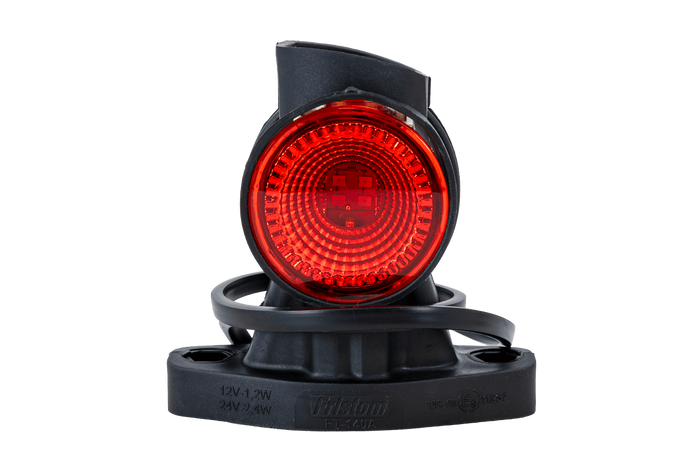FRISTOM FT-140A LED höger markeringslampa på en gummiarm