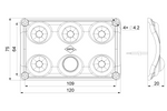 HORPOL LWD2156 LED 900lm bilkupélampa med rörelsesensor