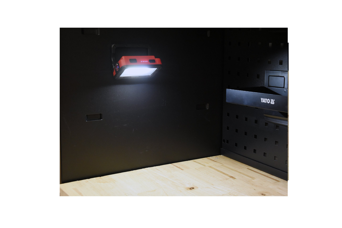Bärbar strålkastare + ficklampa YATO YT-81819 COB LED 300lm