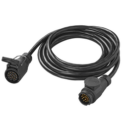ProPlus 343528 släpvagnsförlängningskabel, 13-polig kontakt/uttag, 5m
