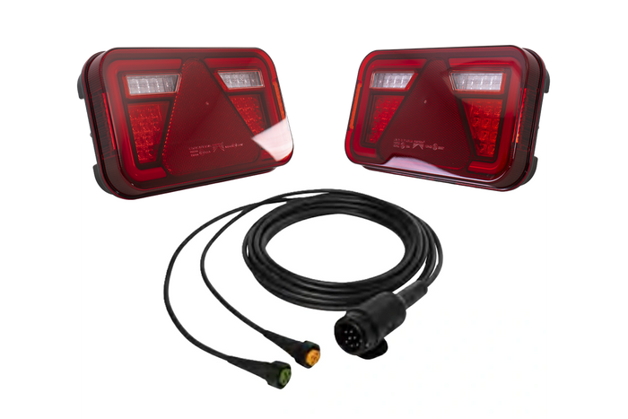 ASPÖCK MULTILED IV LED-bakljus + ASPÖCK 5m 13-polig kabelhärva