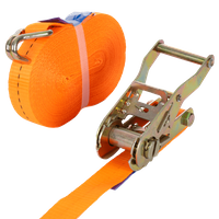 UNITRAILER 12m/25mm/1t orange surrningsband med spännare