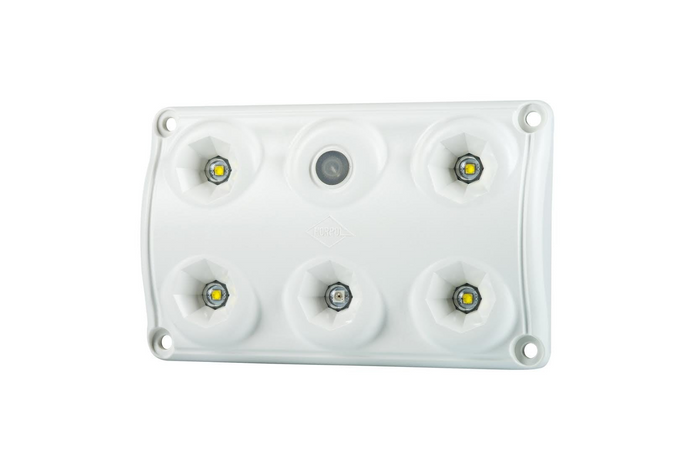 HORPOL LWD2157 LED 900lm bilkupélampa med strömbrytare och röd diod