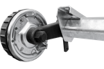AL-KO EURO bromsad axel för släp / dragbil 1800kg 1800mm 2300mm 5x112