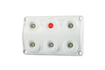 HORPOL LWD2157 LED 900lm bilkupélampa med strömbrytare och röd diod