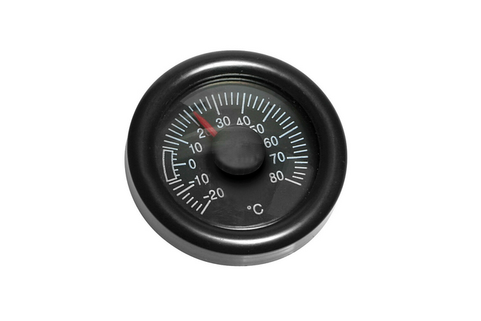 Intern analog termometer LAMPA 72710 självhäftande diameter 48 mm