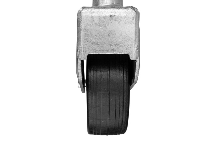 KNOTT TK57 svängbart stödhjul med handtag 500kg 57mm 710-1010mm